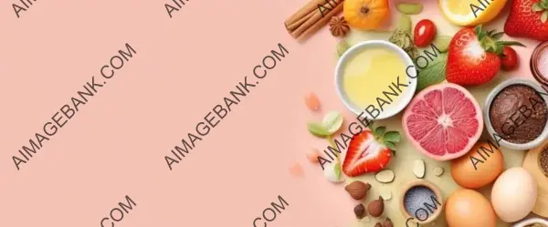 In this web banner, the beauty of culinary ingredients shines in high definition.