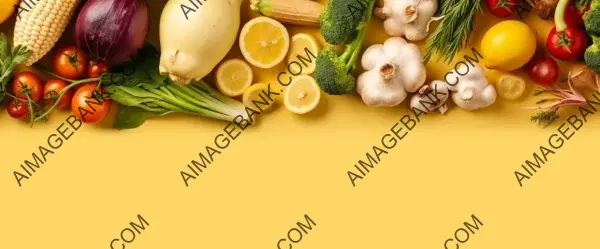 A visually appealing web banner template perfect for promoting the benefits of a vegetable-rich diet.