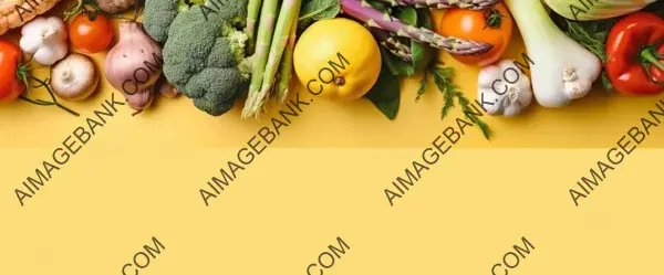 Showcase the versatility of vegetables in your online content with this high-definition web banner.