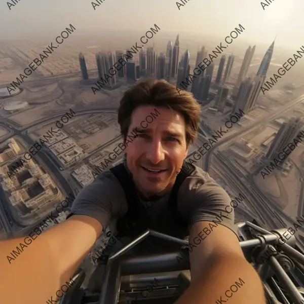 Tom Cruise at the Summit of the Burj Khalifa