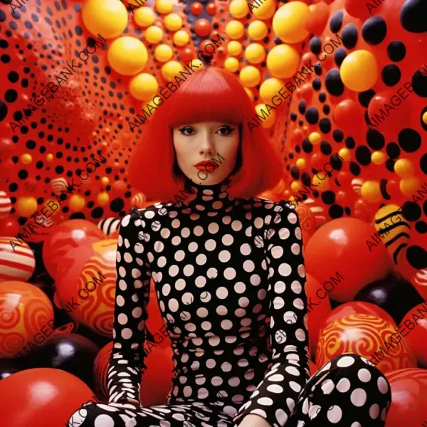 Yayoi Kusama&#8217;s art bursts with vibrant colors