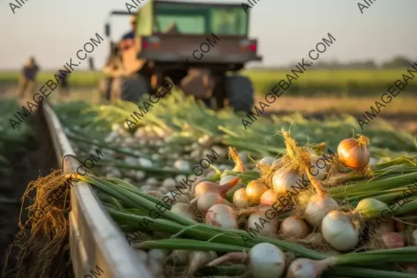 Harvesting Onions: Gathering Culinary Essentials