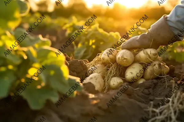 Harvesting Potatoes: Gathering Fresh Culinary Staples