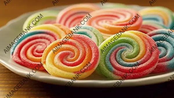 Whimsical Sugar Candy Spirals: A Colorful Treat