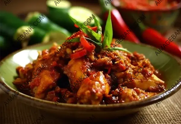 Tempting Indonesian Dish: Ayam Goreng Lalapan Sambal