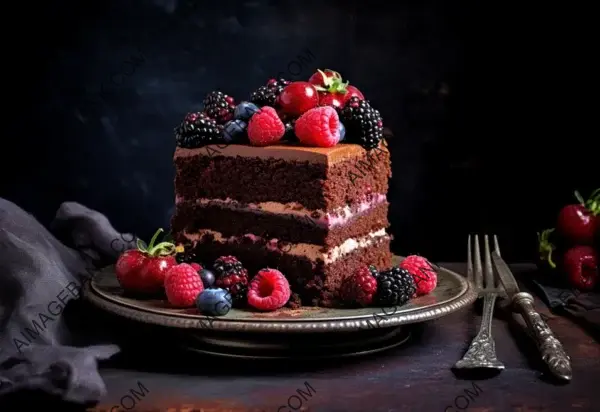 Tempting Food Photography: Chocolate Cake Delight