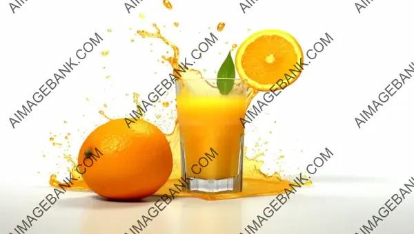 Refreshing Background: HD Wallpapers Featuring Fresh Orange Juice