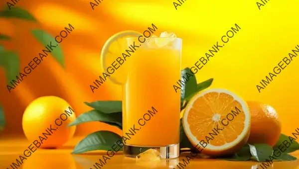 Citrus Refreshment: HD Wallpapers Showcasing Fresh Orange Juice