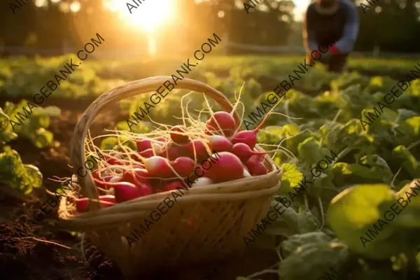 Embracing the Morning Breeze: Harvesting Fresh Radishes