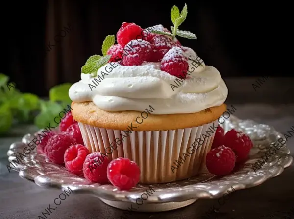 Red Berry Cupcake: Plate of Delights