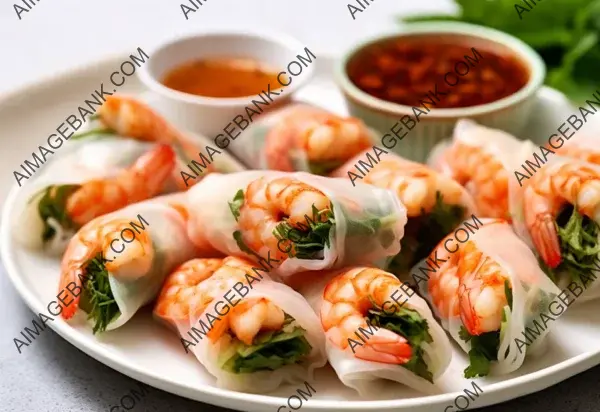 Vietnamese Delight: Fresh Spring Rolls