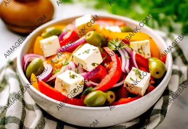 Greek Salad Elegance: Horiatiki Temptation