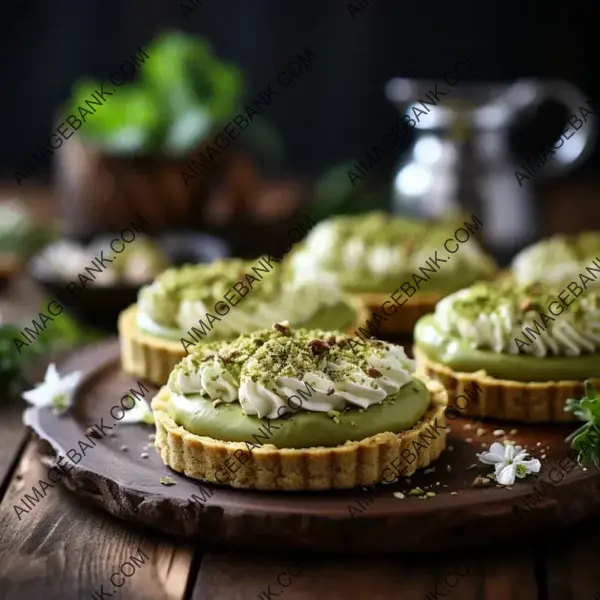 Mini Matcha Cream Tarts: Rustic Kitchen Table Temptation