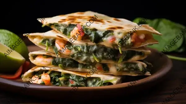 Flavor Explosion: Shrimp and Spinach Quesadillas