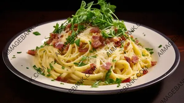 Carbonara Magic: Italian Culinary Delight