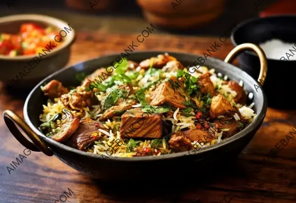 Deliciously Cooked Biryani Rice