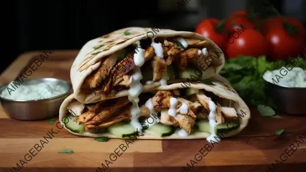 Indulge in Chicken Shawarma with Tzatziki