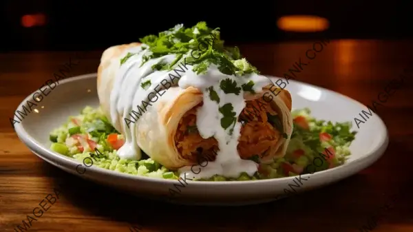 Indulge in a Mexican Chimichanga