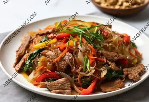 Japchae: Korean Stir-Fried Noodle Delight