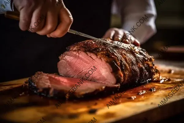 Someone Slicing Prime Rib Roast: A Culinary Masterpiece