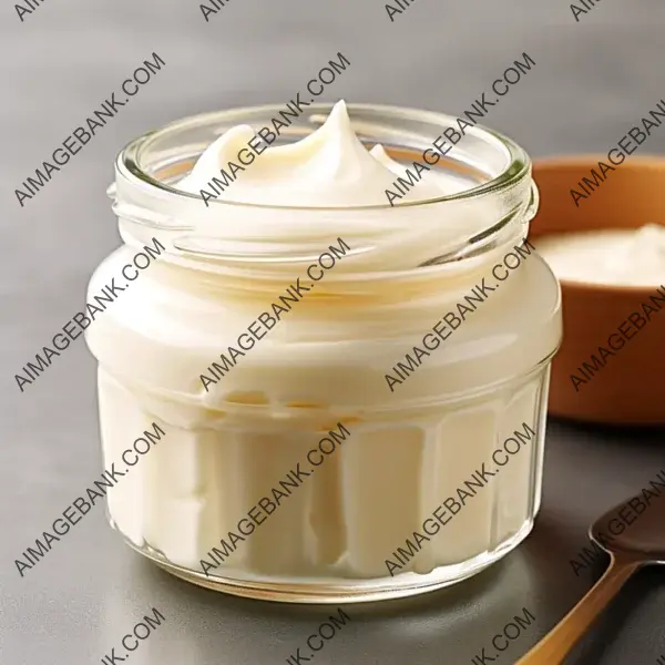 Creamy Mayonnaise Isolated on White: 32 Ounces