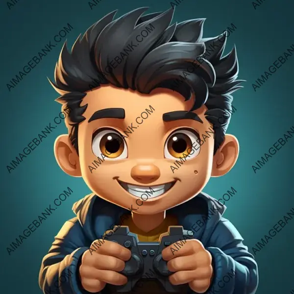 Cartoon Mascot Creation for Video Game Lovers