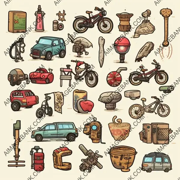 Bike-Related Game Icons