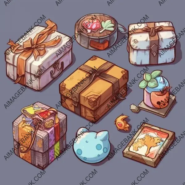 Handcrafted Gift Box Icons