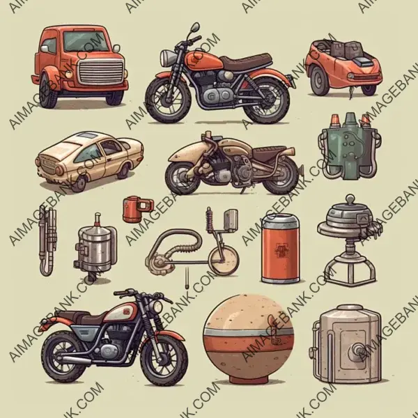 Motorcycle Game Elements