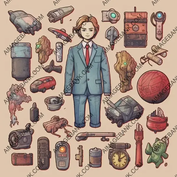 Colorful Suit Game Elements