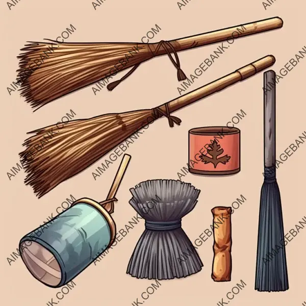 Toy Broom Game Items