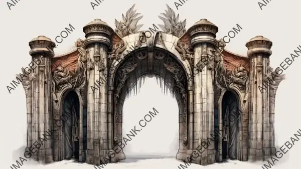 Gate to Gaming Majesty: Majestic Fortress Design Concept.