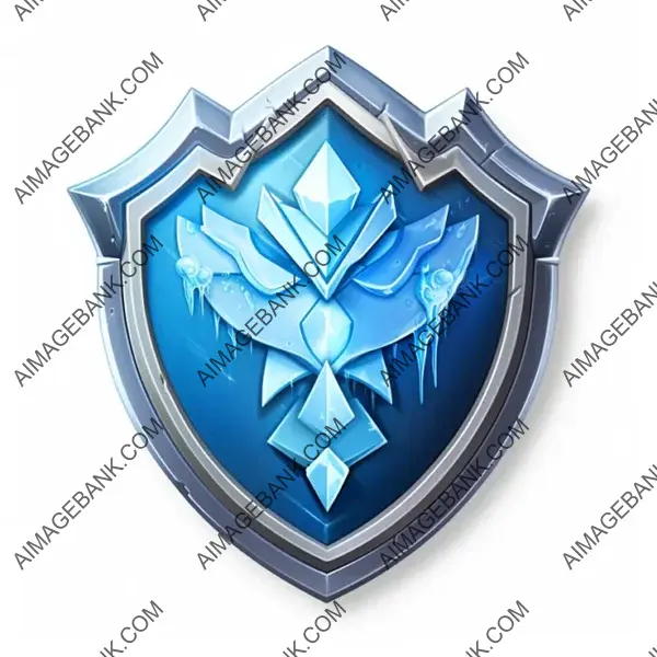 Frost Shield in Gaming: Casual Outlined Icon.