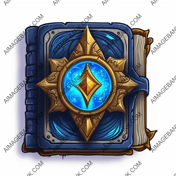 Warcraft Gaming Excellence: Single Book Icon.