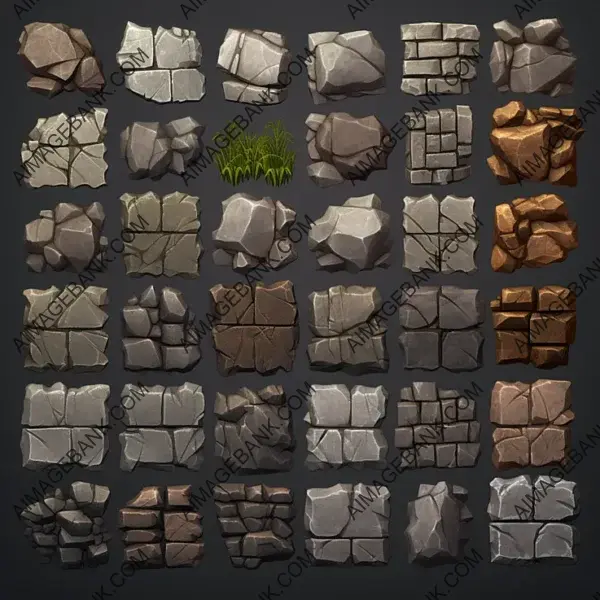 Stone Texture: Mobile Game Slot Material