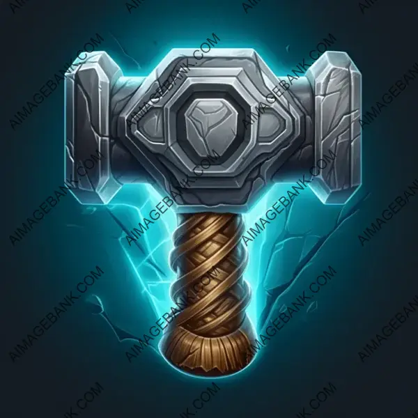 Mythical Mjolnir: Mobile Game Icon