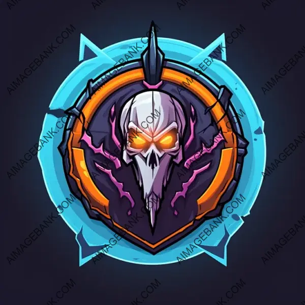 Cartoon Style Lethal Strike Skill Icon in 2D.