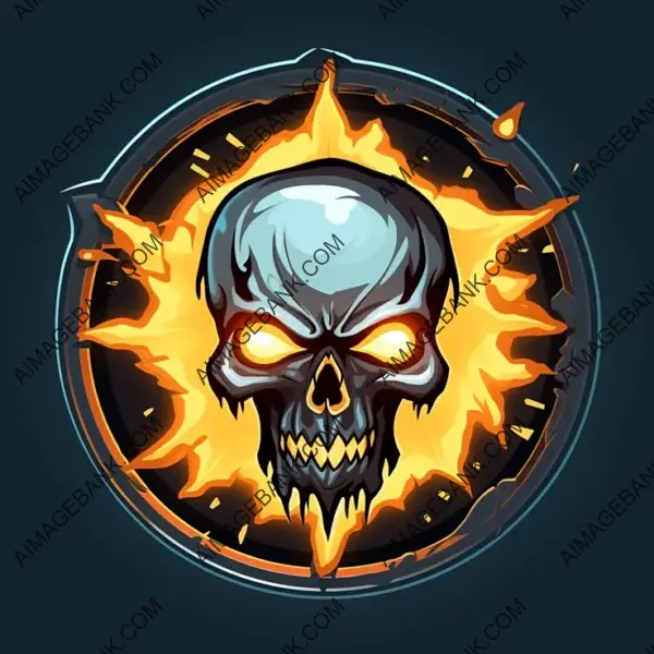 Lethal Strike Icon in 2D Cartoon RPG Game.