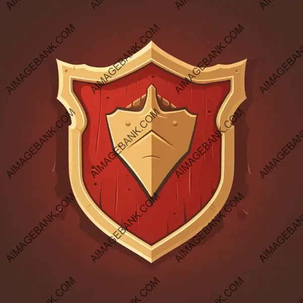 Icon Style: Protection Shield in Card Game.