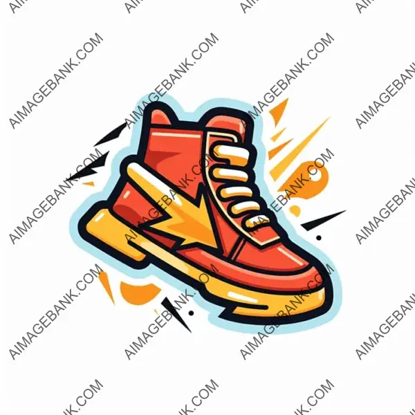 Speed Game Skill Icon with Running Boot