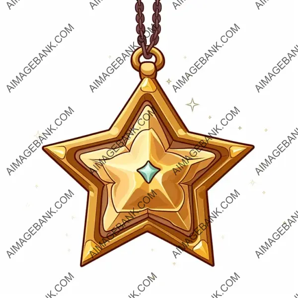 Fantasy Style Starry Warding Amulet Icon