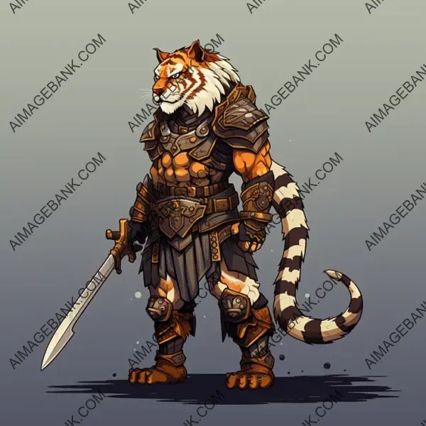 Tiger Warrior: Roar into Battle in 2D.