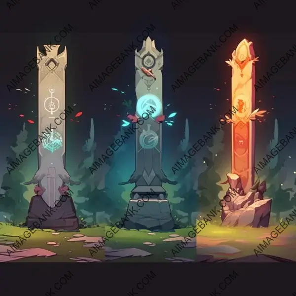 Zodiac Obelisks: Stand Among Legends in 2D.