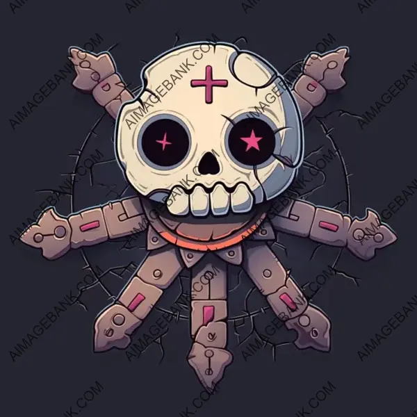 Painful Voodoo Doll with Pierced Needles