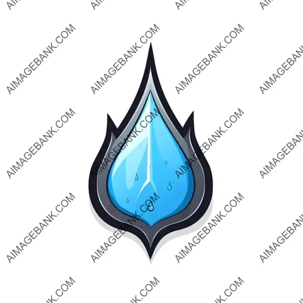 Cartoon Icon: Blue Tear Mana Stat