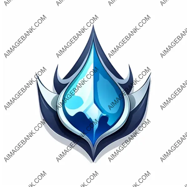 Icon in Dark Azure: Colorful Mana Tear.