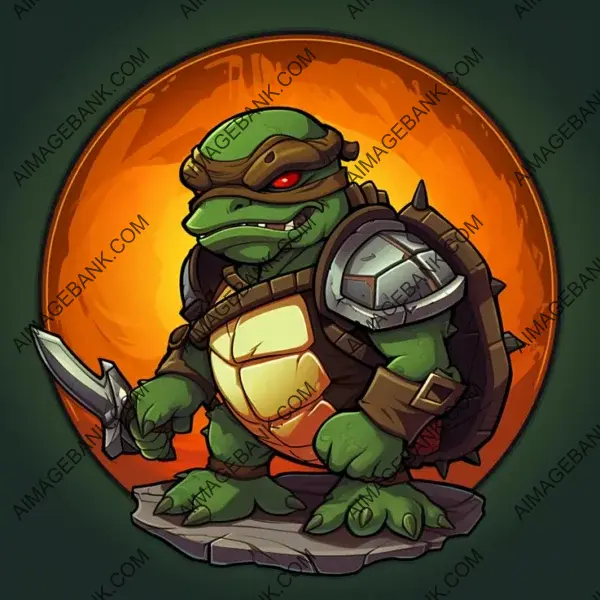 Turtle&#8217;s Shell Defense: Mossy Warrior Skill Icon.