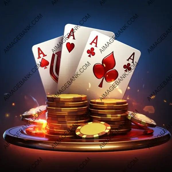 iOS Poker Game: Coin and Card Icon.