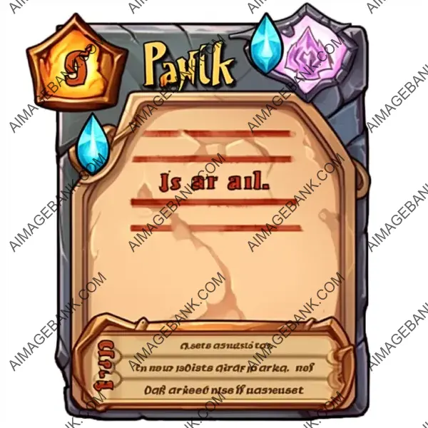 Elegantly Colorized Skill Card Icon.