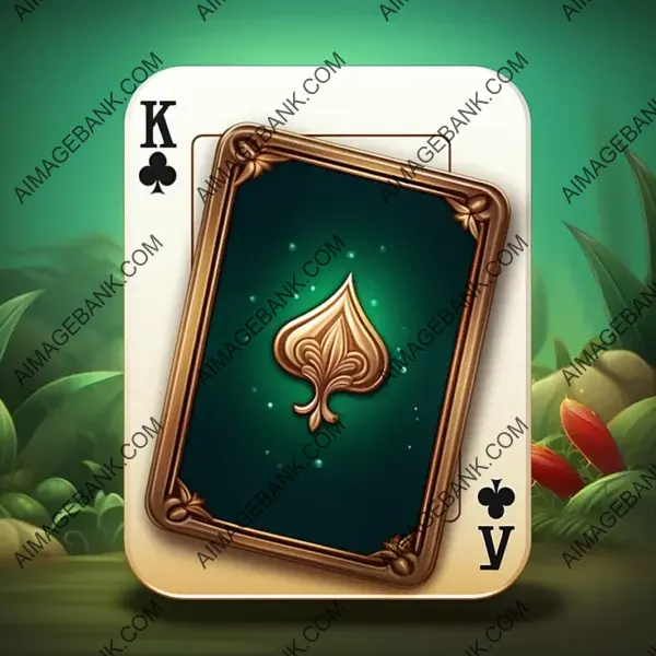 Solitaire App Icon: Classic Card Game.